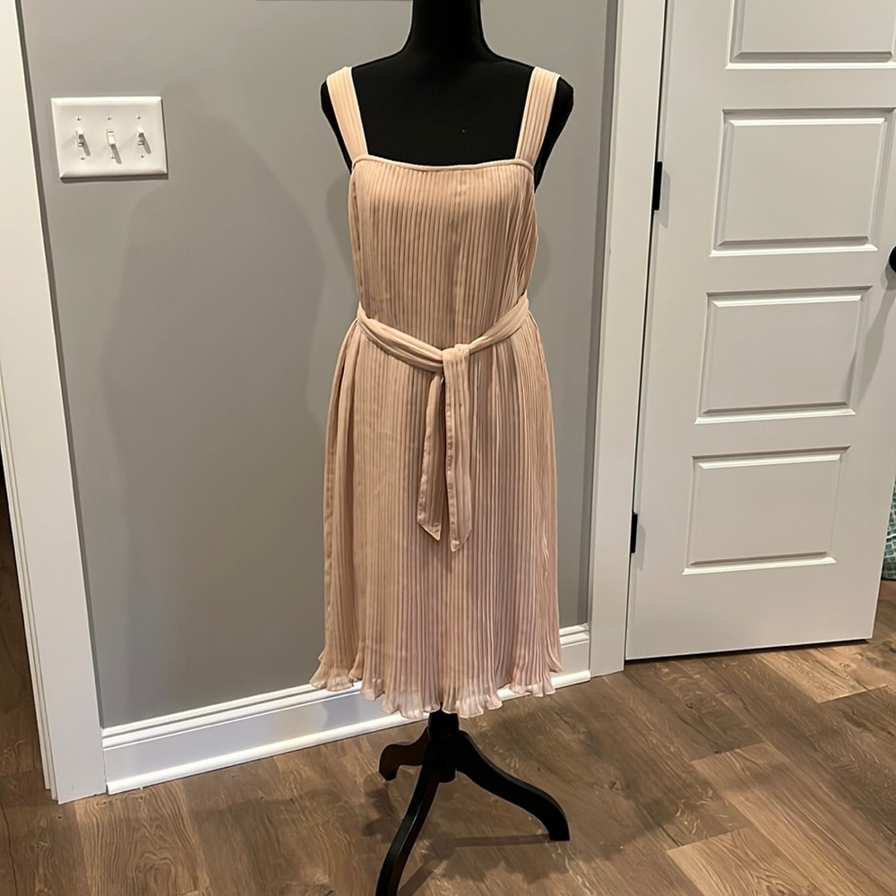 Zara dusty pink  vintage inspired cocktail dress